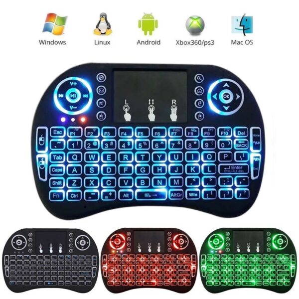 Wireless Mini Keyboard With Touchpad