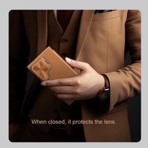 Nillkin Qin Prop Leather Case for Samsung Galaxy S24 Ultra