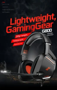 Plextone G800 Wired Gaming Headset | Deep Bass & Premium Design