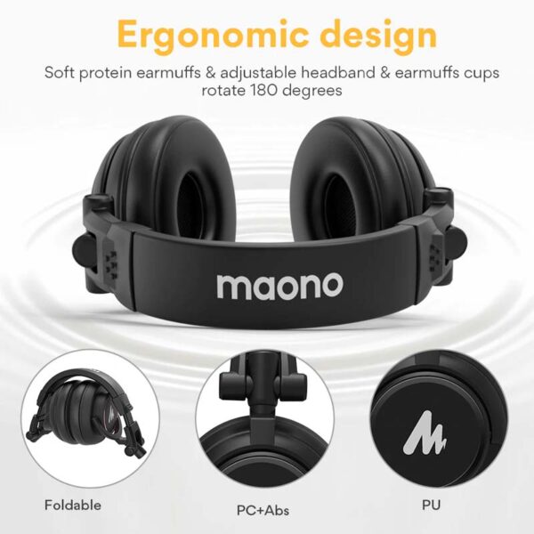 MAONO AU-MH601 Premium Studio Monitor Headphone